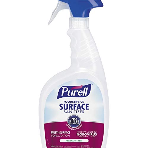 GOJO 3341-06 PURELL Foodservice Surface Sanitizer with Spray Trigger, 32 fl. oz. Pack of 6