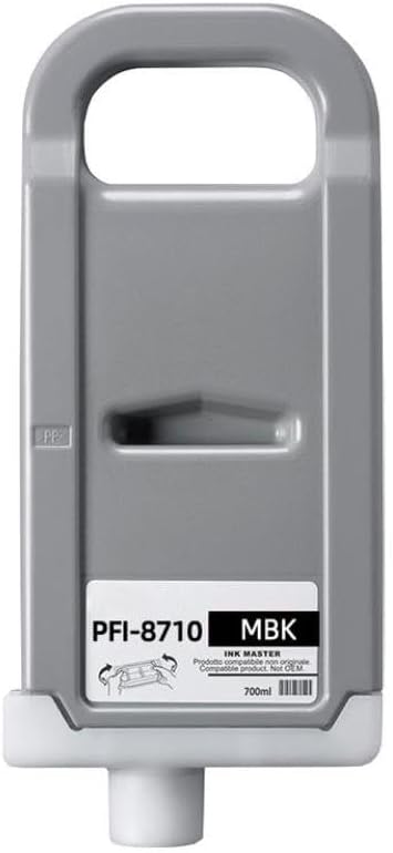 700ML Ink Cartridge with Pigment Ink PFI-8710 PFI8710 Compatible with ImagePROGRAF TX-5300 TX-5310 TX-5400 TX-5410(PFI-8710 Matte Black)