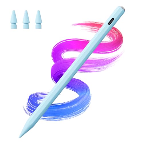 Stylus Pen for iPad2018-2025-13 Mins Fast Charge with Tilt Sensitivity & Palm Rejection for iPad 11109876th Gen, Air 76543M3M2, Pro 1312.911M4, Mini 765th,Blue