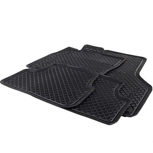 Volkswagen 5GE061500B041 Rubber Floor Mats Set FrontRear