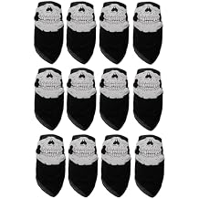 12 Skull Jaw Bone Bandana Biker Winter Sport Headband Skullcap Neckerchief Head Wrap Black
