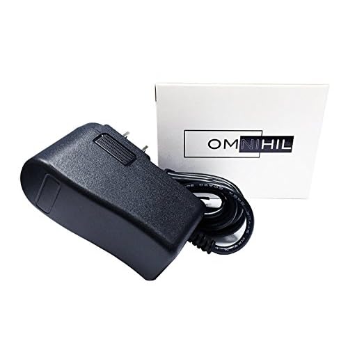 Omnihil AC DC Power Adapter Compatible with 9V Casio CT-650 Keyboard