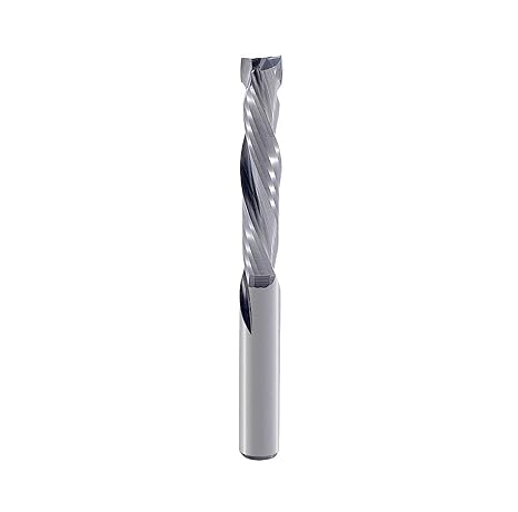 3.175/4/5/6/8/10mm Shank UP & Down Cut Two Flutes Spiral Carbide Mill Tool Cutters for CNC Router, Compression Wood End Mill Cutter Bits(5x22x50L)