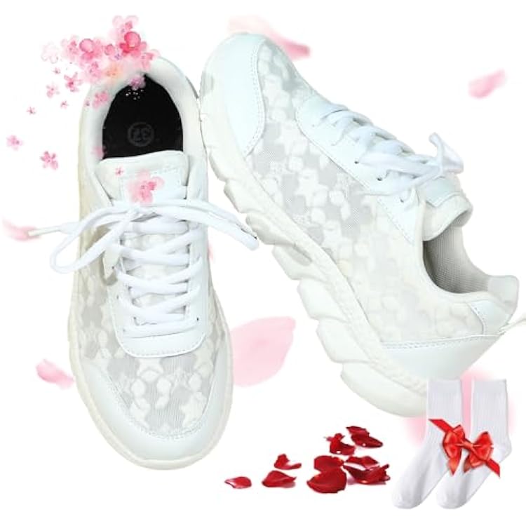 Womens Luxurious Orthopedic Sneakers, 2024 New Hollow Breathable Mesh Shoes White,9