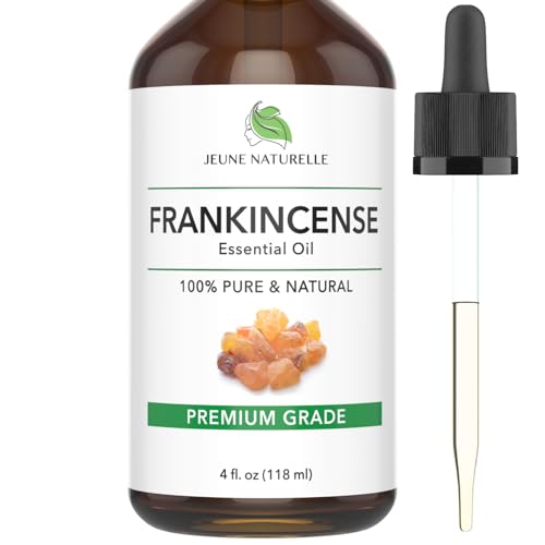 Frankincense Essential Oil - 100% Pure, Natural, Therapeutic Grade Frankincense Oil for Skin, for Body, for Hair 4 Oz