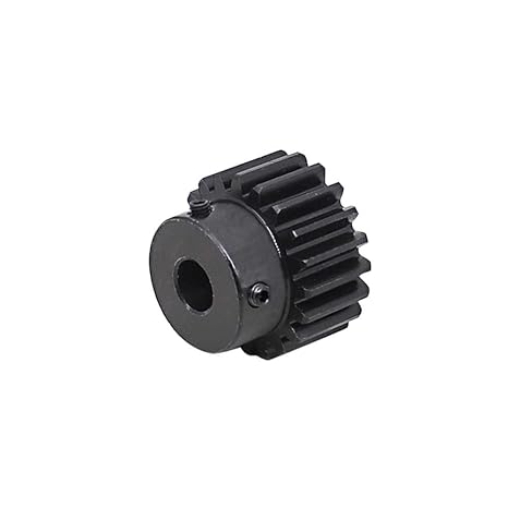 2Mod 28T Steel Pinion Gear 2M28T Motor Spur Gear with Step Bore 10mm Pitch 6.28mm Outer Dia 60mm (Bore 10mm)