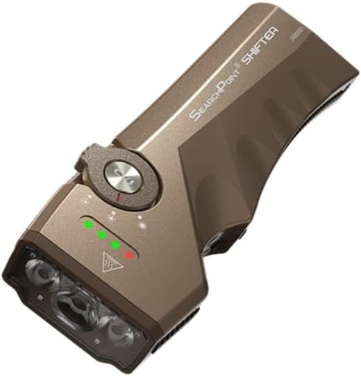 MAXXEON MXN04041 - SearchPoint Shifter Rechargeable Handheld Flashlight - Brown