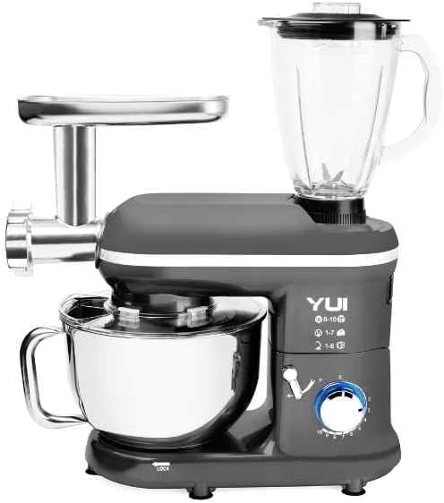 Yui M120 Multi-functional 3-in-One Stand Mixer with Mincer Set and Blender Feature