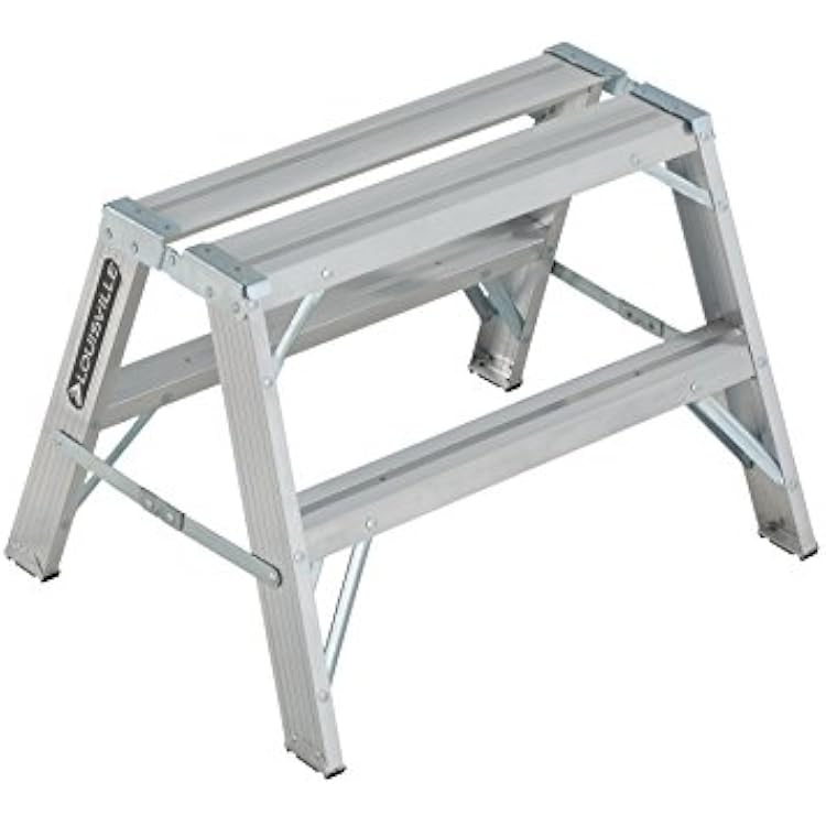 Louisville Ladder 2-Foot Aluminum Sawhorse, L-2032-02