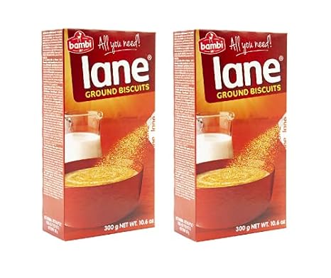 Bambi Lane Ground Biscuits - Each package 10.6 oz. (300gr) (Lane 2 PACK)