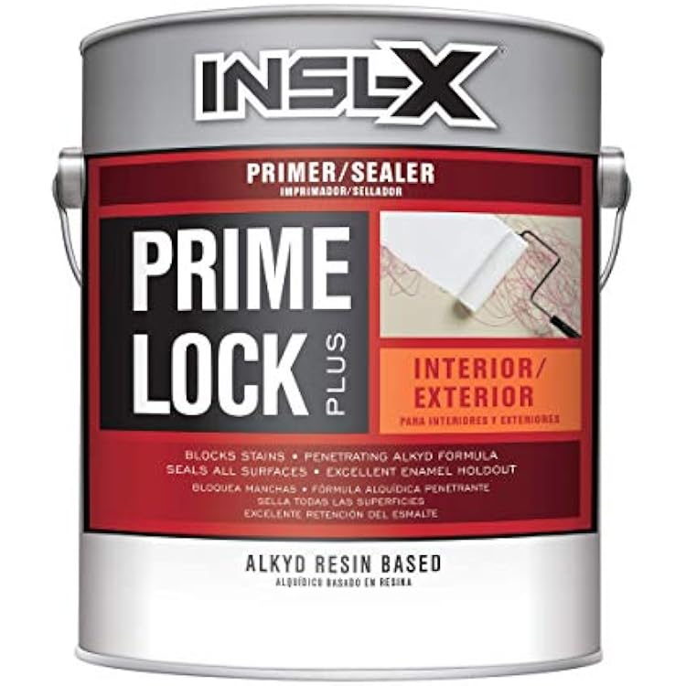 INSL-X Prime Lock Plus Alkyd Wood and Drywall Primer, 1 Gallon, White
