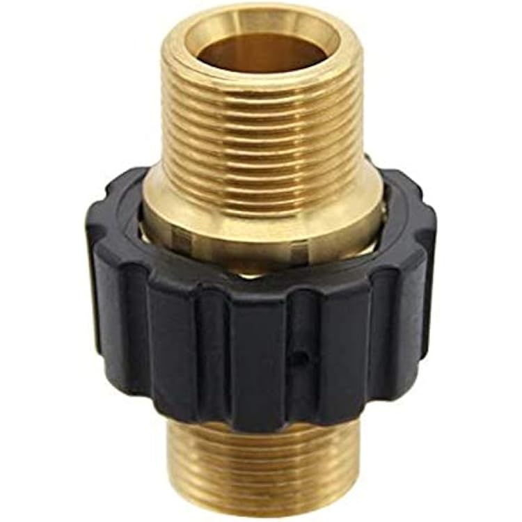 Twinkle Star Pressure Washer Hose Quick Connector, M22 Metric Male Thread Fitting, TWIS375