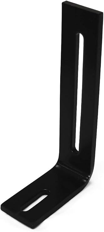10 Tall Black L Bracket Foot for Solar Panel PV Module Mounting Racking Installation