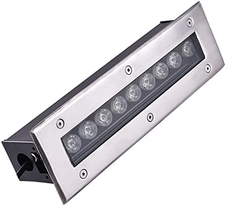 Outdoor Buried Lights - Ground LED Landscape Lights, Led Recessed Ground Spotlight Rectangular Underground Light Outdoor Garden Floor Lamp Waterproof Path Lighting Floor LampYellow Light,5W