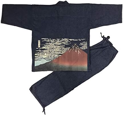Edoten Japan 100% Cotton Denim Samue Pattern Printed