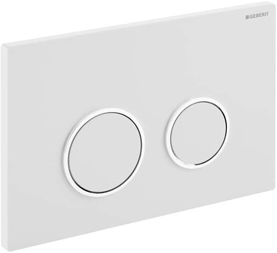Geberit 115.778.KJ.1 Dual-Flush Actuator Plates, White