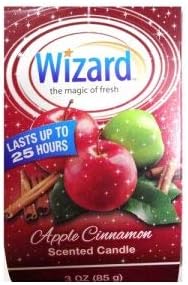 Wizard The Magic of Fresh Scented Candles (Apple Cinnamon, 6)