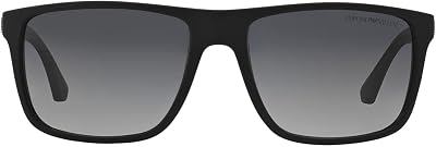 Emporio Armani mens Ea4033 Square Sunglasses