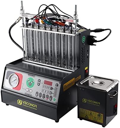 VECONOR 8 Cylinders GDI PFI EFI Fuel Injector Cleaner Tester Machine