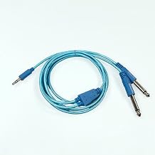 Audio Adapter Cable in Bright Aqua Blue