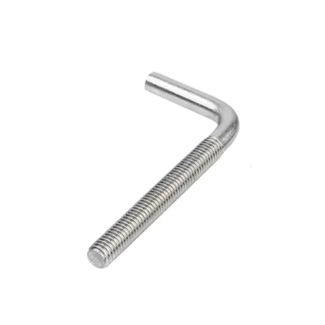 Lhooks,Lhook Screws, 10PC 1/2/5/s 304 Stainless Steel 7 / L-Shaped Right Angle Anchor Bolt M4 M5 M6 M8 M10 M12