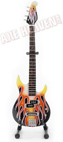 Axe Heaven MA-322 Licensed Michael Anthony Flame Bass Mini Guitar