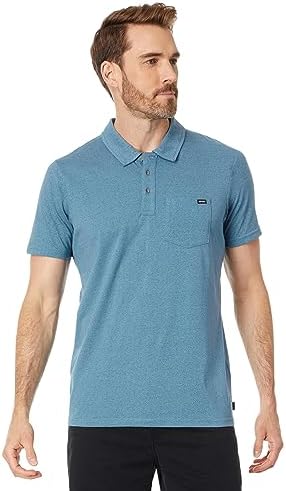 Rip Curl Too Easy Polo Shirt-Dusty Blue