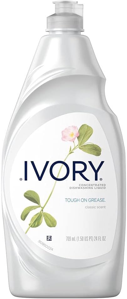 Ivory Ultra Concentrated Dishwashing Liquid Dish Soap, Classic Scent, 24 fl oz