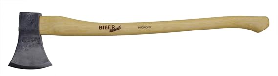 Biber Muller Beaver-Axe Broad bit Felling 1000g,4.6 Pound Classic-S line-American Hickory Handle-Hand Forged in Austria- 7019,10