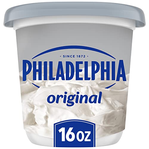 Philadelphia Cream Cheese Spread, 1 Tub, for Smooth, Spreadable Mornings, Original, No Artificial Preservatives, Flavors or Dyes, 16 oz