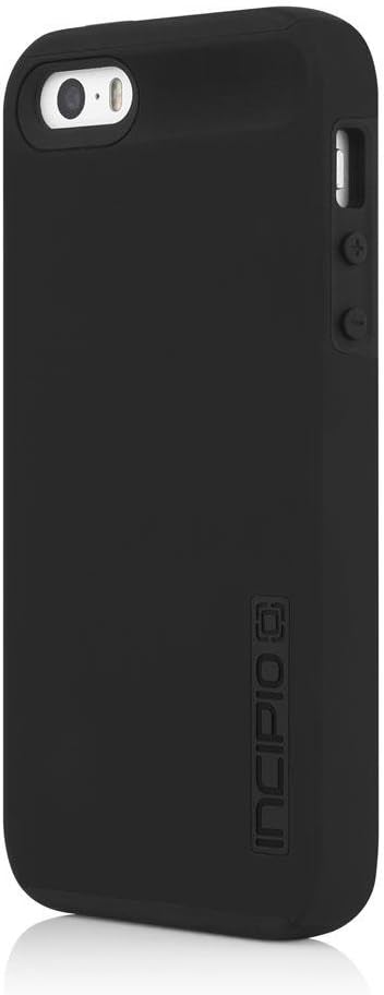 iPhone SE 5S 5 Case, Incipio iPhone SE 5S 5 Case DualPro Shockproof Hard Shell Hybrid Rugged Dual Layer Protective Outer Shell Shock and Impact Absorption Cover - Black