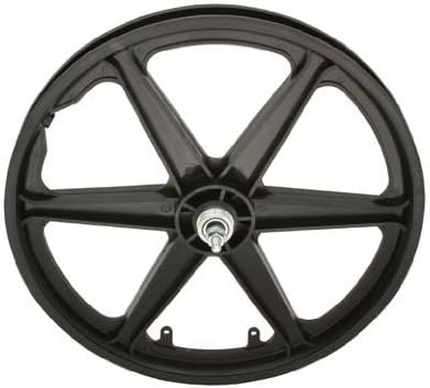 Lowrider Bike 20 x 38mm Inch Plastic 6-Spoke Free Wheel Black.Bicycle Wheel