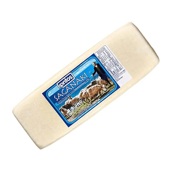 Generic Kontos Saganaki Semi Soft Cheese Chunk 6.5 lb
