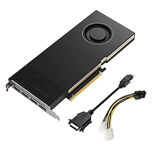 Lanner Original PNY VCNRTXA4000-PB Graphics Card NVIDIA RTX A4000 16 GB GDDR6 OEMBulk Package , Accessories Included with 3 Year