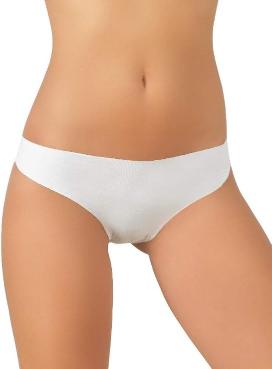 JADEA (3pcs) Invisible Laser Cut Cotton Briefs