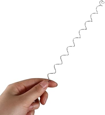 MilesMagic Wonder Wire Mesmerizing Spiral Illusion Trick | Durable Metal Mephisto Spiral | Optical Desk Display, Conversation Piece & Stress Reliever for Adults