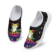 Slip On Walking Shoes for Womens Breathable Running Tennis Sneakers Comfort Anti-Slip Athletic Shoe for Travel Size 5.5-11.5 White Sole
