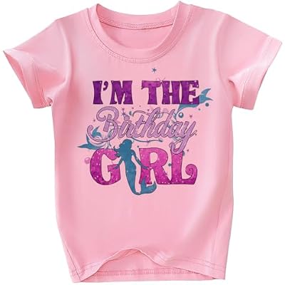 Girls Birthday Shirts for Toddler Kid Girls Birthday Outfit 2-10T