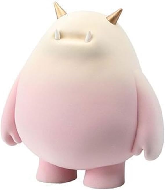 Resin Cartoon Character Figurine with Soft Flocking & Gradient Finish - Whimsical Home Decor Sculpture for Shelf, Desk, or Tabletop Display(Gradient Color)