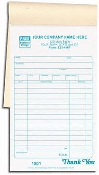 Carbon Copy Sales Receipt Books