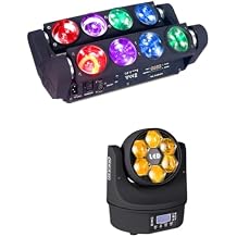 8x15W Spider Moving Head Light LED 6x15W Mini Bee Eye Moving Head DJ Light, 90W LED RGBW Stage Light