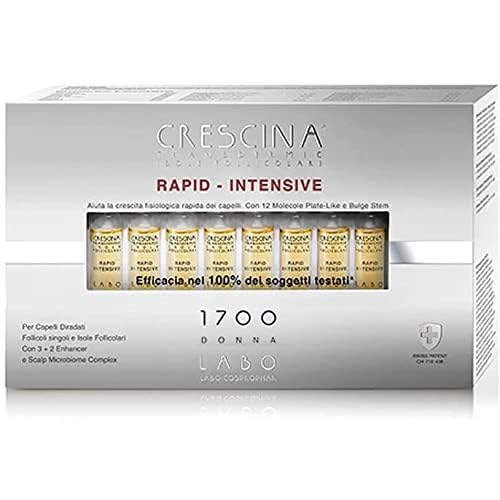 Crescina Transdermic RAPID-INTENSIVE 1700 Woman 20 Hair Growth Vials