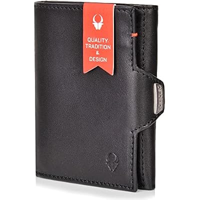 DONBOLSO Wallet NextGen I Modern Slim Wallet without Coin Pocket | Up to 11 Cards