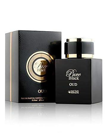 Oud Elite Pure Oud for Men EDP - 100 ML (3.4 oz) I Oriental Mens Fragrance I I luxurious Cambodian oud I (Pure Black Oud)