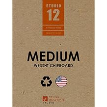 Medium Weight Chipboard Sheets. STUDIO 12 Brand. (11" x 17") .030 Thickness. (5 Sheets)