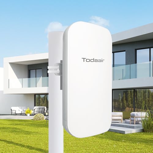 2025 Outdoor WiFi Extender,WiFi Booster | AI Watchdog | Repeater&AP Mode|IP65 Weatherproof | Up to 1200Mbps Dual Band WiFi Repeater | Covers Up to Least 3440 Sq. ft and 30 Devices