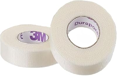 3M Durapore Silk-Like Cloth Medical Tape, 12 Inch x 10 Yard, White, 3M 1538-0, 1 Count