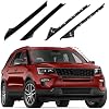 Left& Right Front Windshield A-Pillar Molding Trim Compatible with Ford Explorer 2011-2019 4 Door Utility Replaces BB5Z7803136AA BB5Z7803137AA BB5Z7803144AA BB5Z7803145AA inner & Outer HTRACING