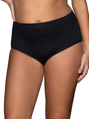 Vanity Fair Womens Effortless Panties for Everyday Wear, Buttery Soft Fabric & Lace