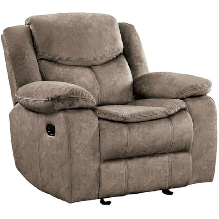 Homelegance Bastrop 88 Reclining Sofa Manual Brown